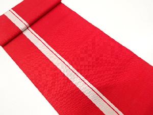 アンティーク　本場筑前博多　縞模様織り出し帯地反物